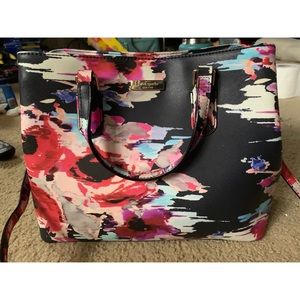 Floral Kate Spade “Weatherproof” Leather Purse